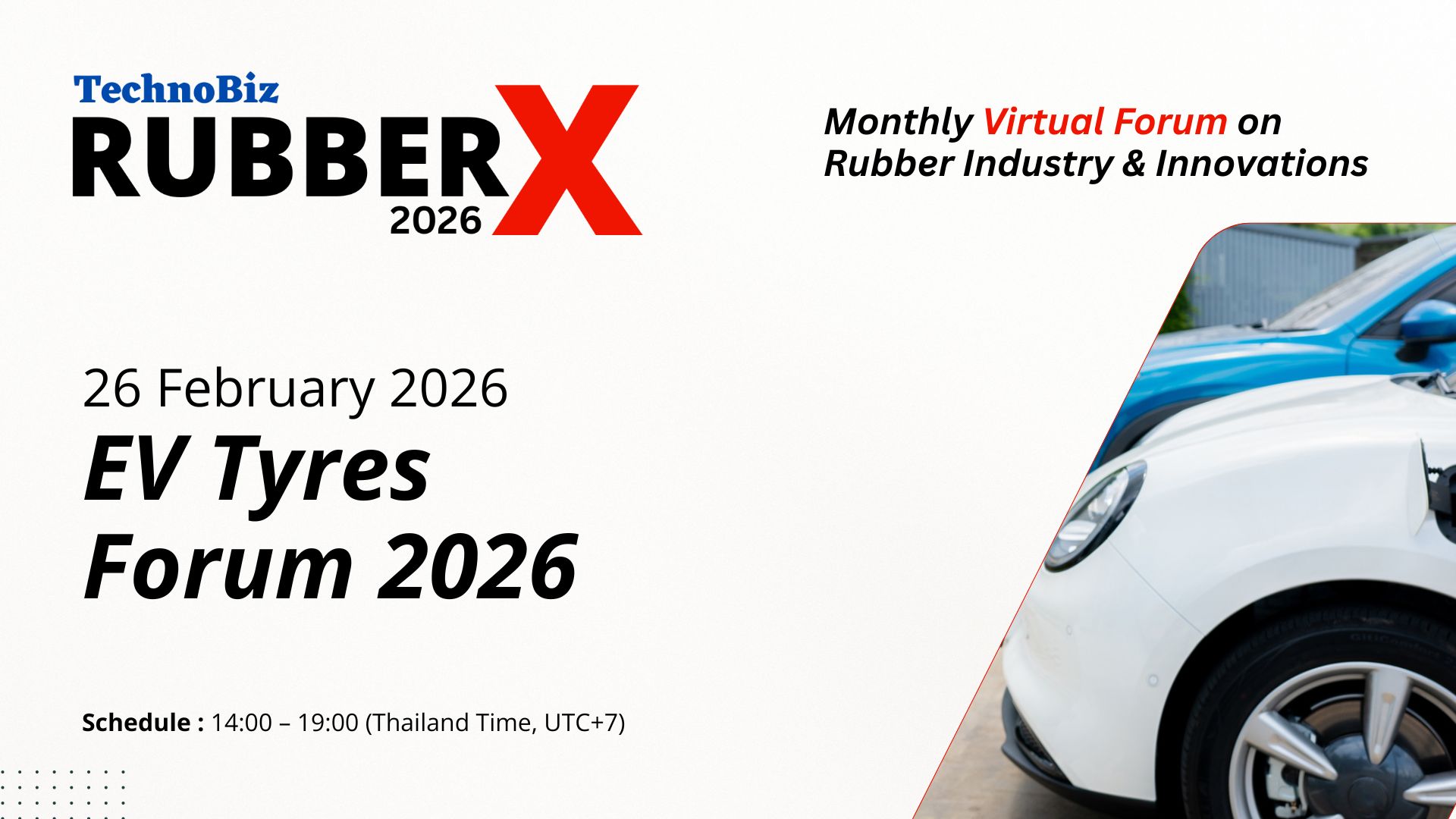 RubberX 2026 : EV Tyres  Forum 2026