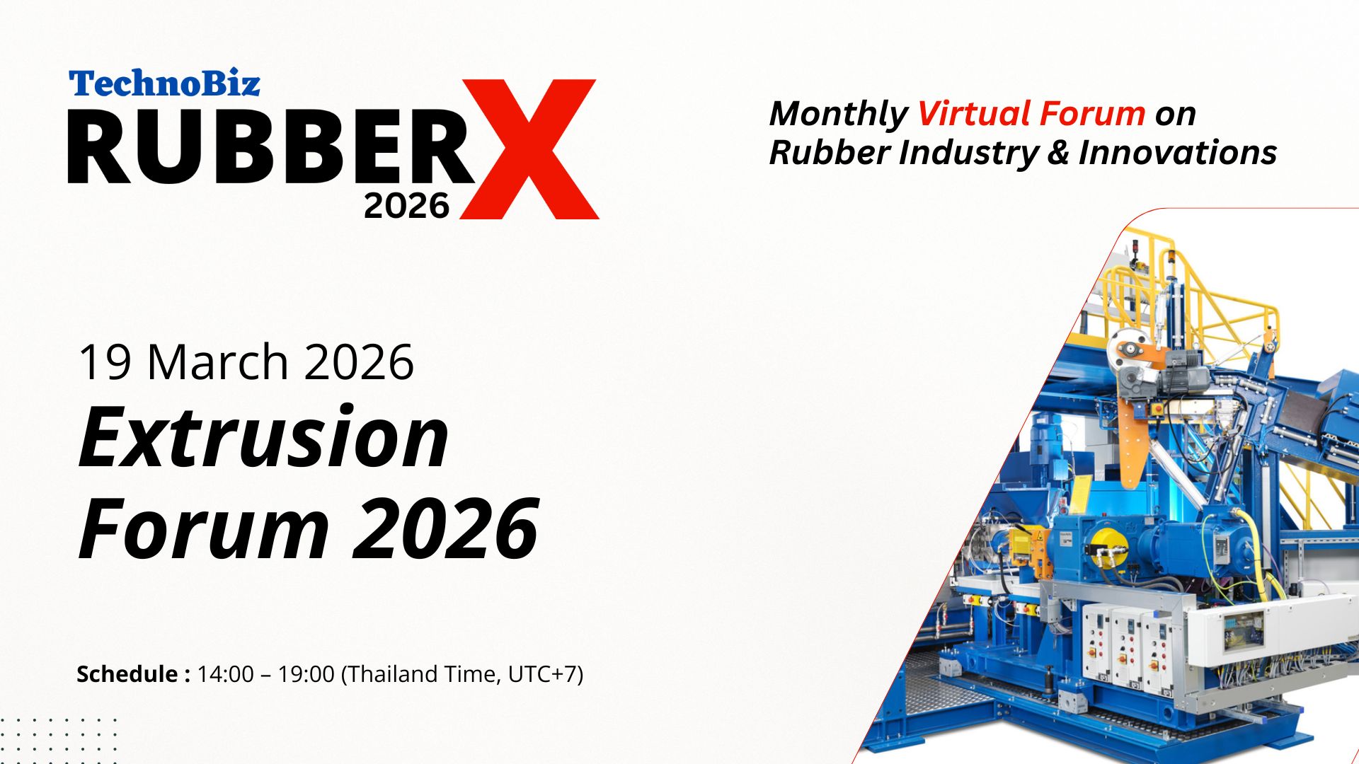 RubberX 2026 : Extrusion Forum 2026