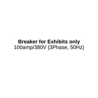 Breaker for Exhibits only 100amp/380V (3Phase, 50Hz)