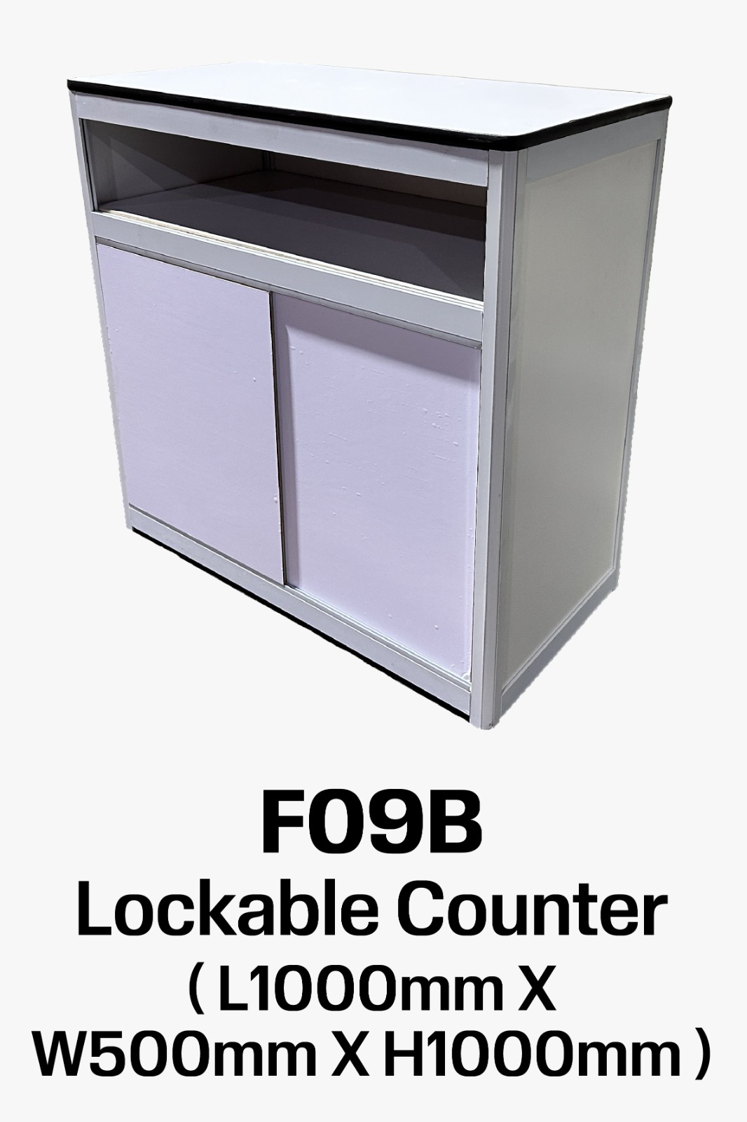 Info Counter c/w Lockable